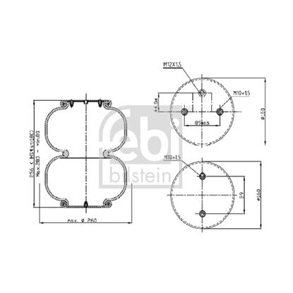 Febi Air Suspension Boot Gaiter Bellow 39420