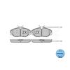 MEYLE Brake Pad Set 025 217 9719/W