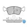 MEYLE Brake Pad Set 025 219 7617/W