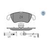 MEYLE Brake Pad Set 025 222 5219/PD