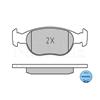 MEYLE Brake Pad Set 025 231 8118