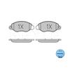 MEYLE Brake Pad Set 025 234 3418/W