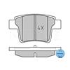 MEYLE Brake Pad Set 025 242 6017