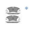 MEYLE Brake Pad Set 025 250 2119