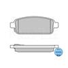 MEYLE Brake Pad Set 025 250 9616/W