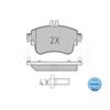 MEYLE Brake Pad Set 025 253 2619