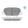 MEYLE Brake Pad Set 025 256 8814