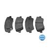 MEYLE Brake Pad Set 025 256 9218