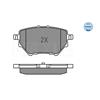 MEYLE Brake Pad Set 025 258 3917