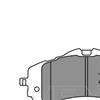 MEYLE Brake Pad Set 025 258 9518