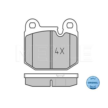 MEYLE Brake Pad Set 025 205 8816