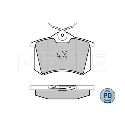 MEYLE Brake Pad Set 025 209 6117/PD