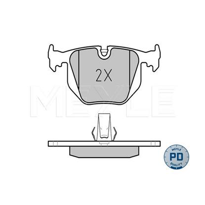 MEYLE Brake Pad Set 025 214 8717/PD