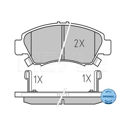 MEYLE Brake Pad Set 025 216 9715/W