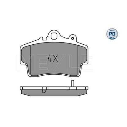 MEYLE Brake Pad Set 025 219 3715/PD