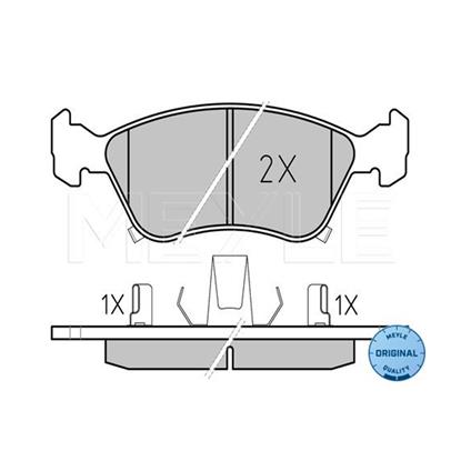 MEYLE Brake Pad Set 025 219 7617/W