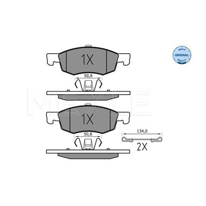 MEYLE Brake Pad Set 025 221 4317