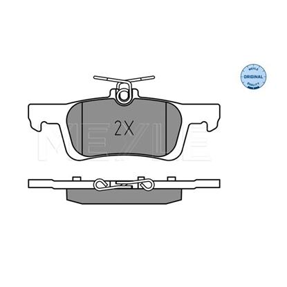 MEYLE Brake Pad Set 025 228 0714