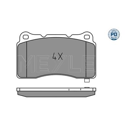 MEYLE Brake Pad Set 025 233 2516/PD