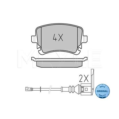 MEYLE Brake Pad Set 025 233 2617/W