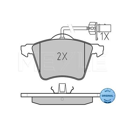 MEYLE Brake Pad Set 025 234 1819/W