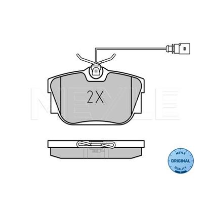 MEYLE Brake Pad Set 025 234 4616/W