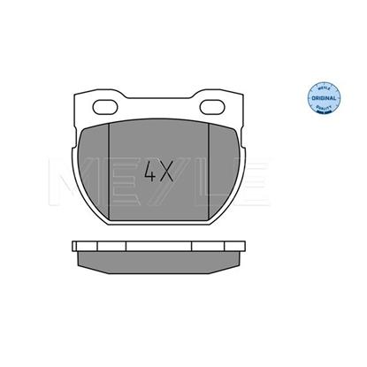 MEYLE Brake Pad Set 025 234 7118