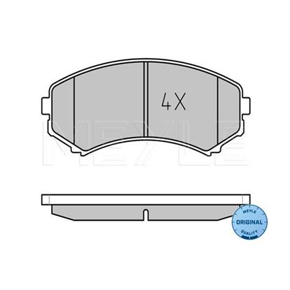 MEYLE Brake Pad Set 025 234 8816/W