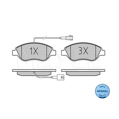 MEYLE Brake Pad Set 025 237 1218/W