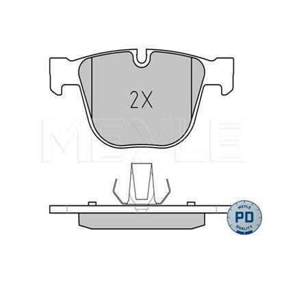 MEYLE Brake Pad Set 025 237 3017/PD