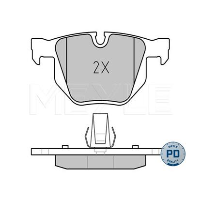 MEYLE Brake Pad Set 025 237 3217/PD