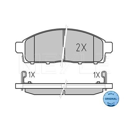 MEYLE Brake Pad Set 025 245 2916/W