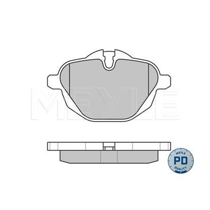 MEYLE Brake Pad Set 025 245 6118/PD