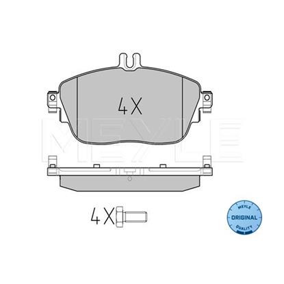 MEYLE Brake Pad Set 025 248 6919