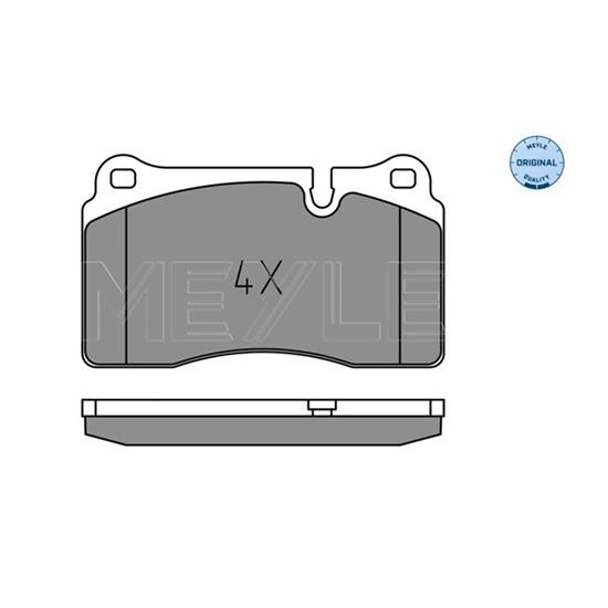 MEYLE Brake Pad Set 025 202 1717