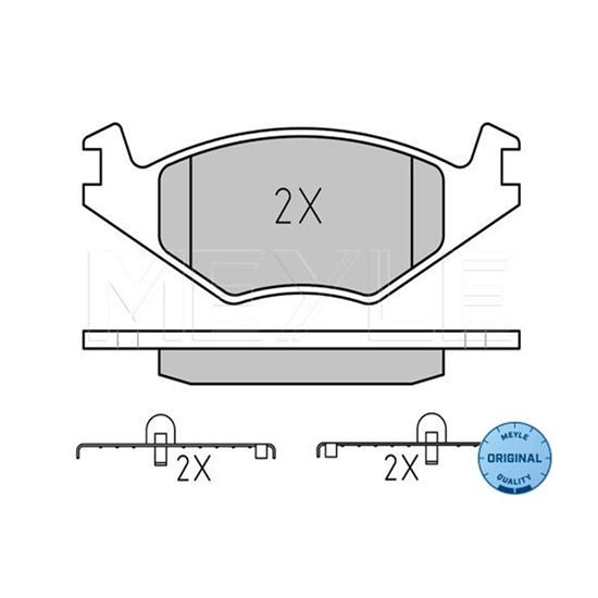 MEYLE Brake Pad Set 025 208 8715