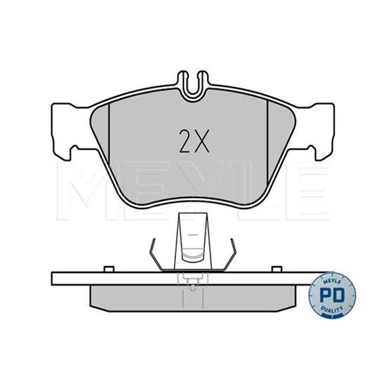 MEYLE Brake Pad Set 025 216 6419/PD