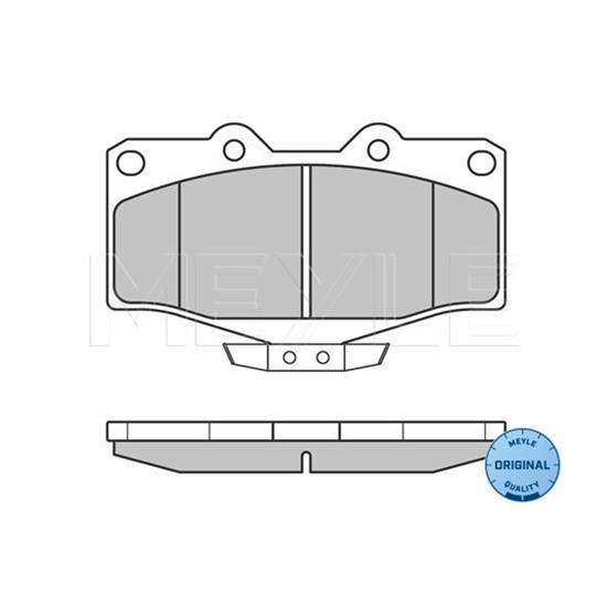 MEYLE Brake Pad Set 025 216 7915/W