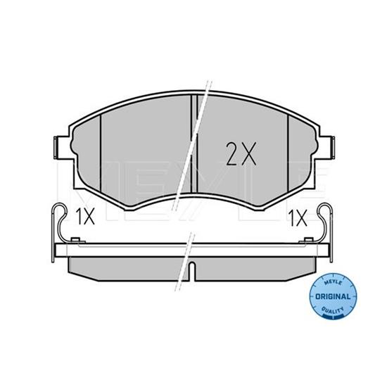 MEYLE Brake Pad Set 025 217 2517/W