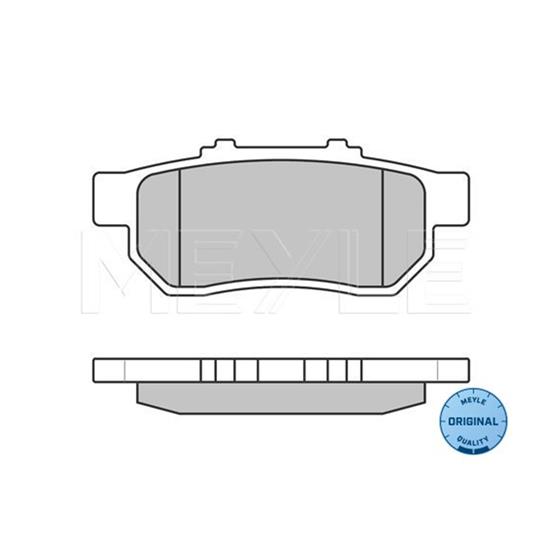 MEYLE Brake Pad Set 025 217 3813/W