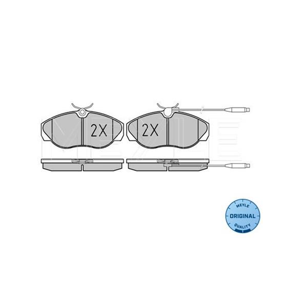 MEYLE Brake Pad Set 025 217 9719/W