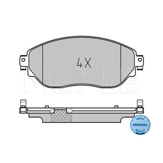 MEYLE Brake Pad Set 025 220 8718