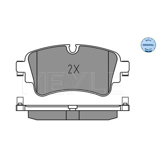 MEYLE Brake Pad Set 025 223 0817