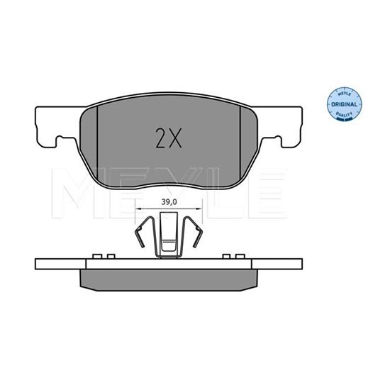 MEYLE Brake Pad Set 025 223 4220