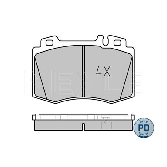 MEYLE Brake Pad Set 025 232 7117/PD