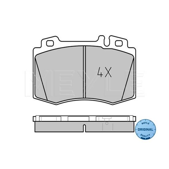 MEYLE Brake Pad Set 025 232 7117