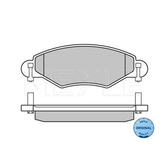 MEYLE Brake Pad Set 025 233 4017/W