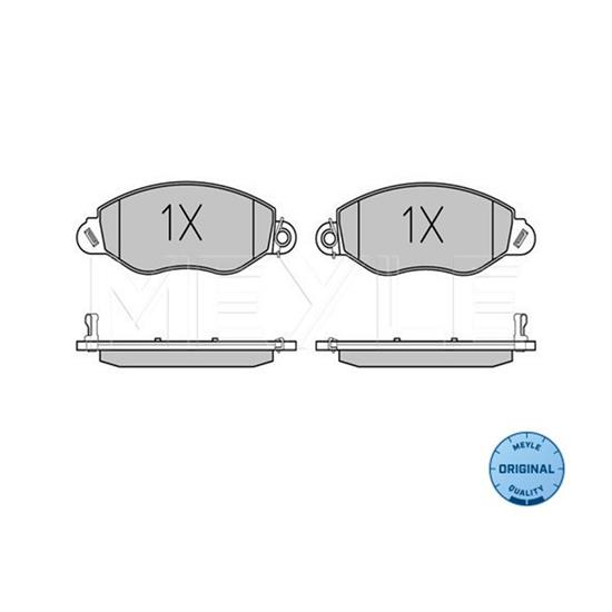 MEYLE Brake Pad Set 025 234 3418/W