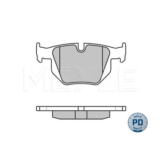 MEYLE Brake Pad Set 025 235 5017/PD