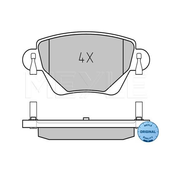 MEYLE Brake Pad Set 025 235 5717